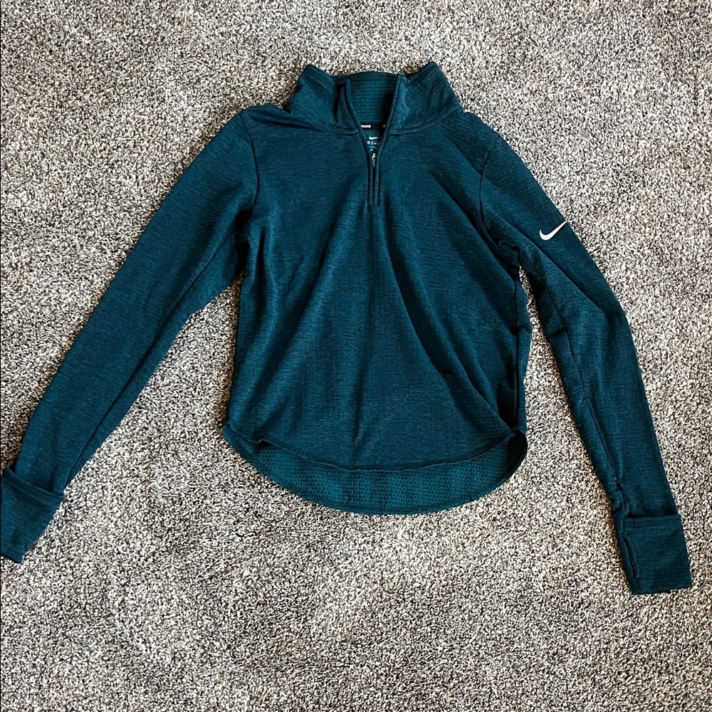 Nike Women's Dark Teal Long Sleeve Tee